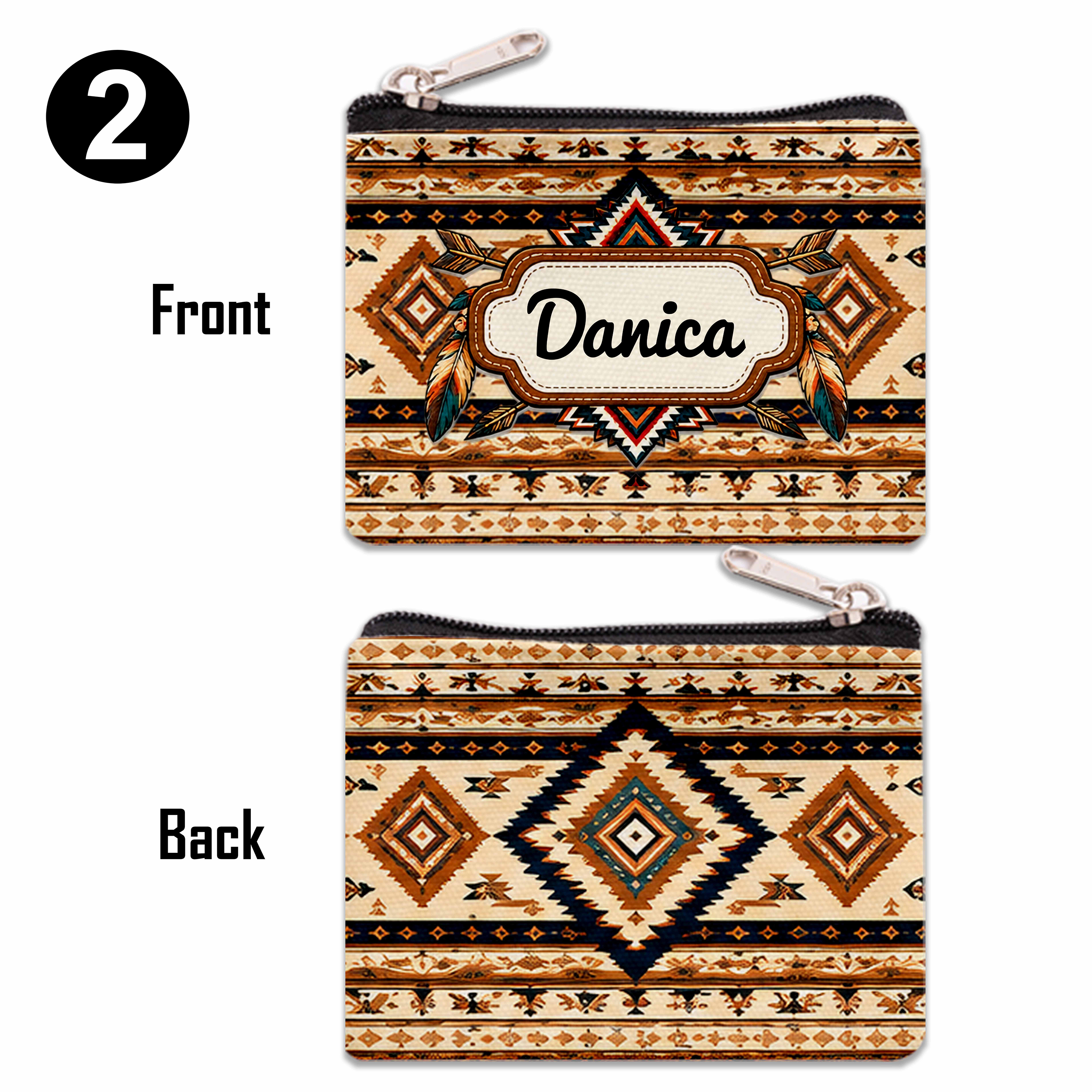 Aztec Collection - Personalized Coinpurse - Gift, Giveaways and Souvenir