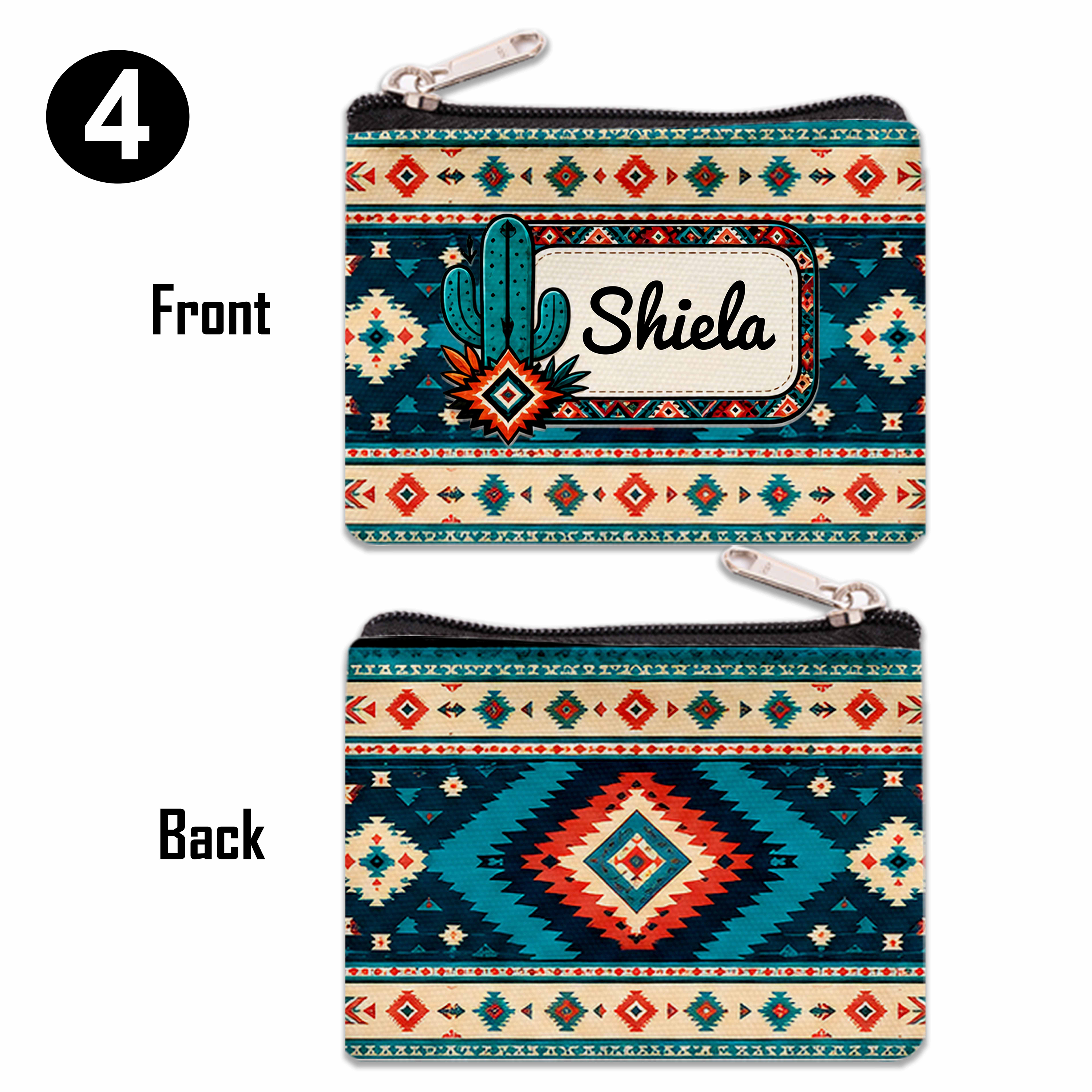 Aztec Collection - Personalized Coinpurse - Gift, Giveaways and Souvenir